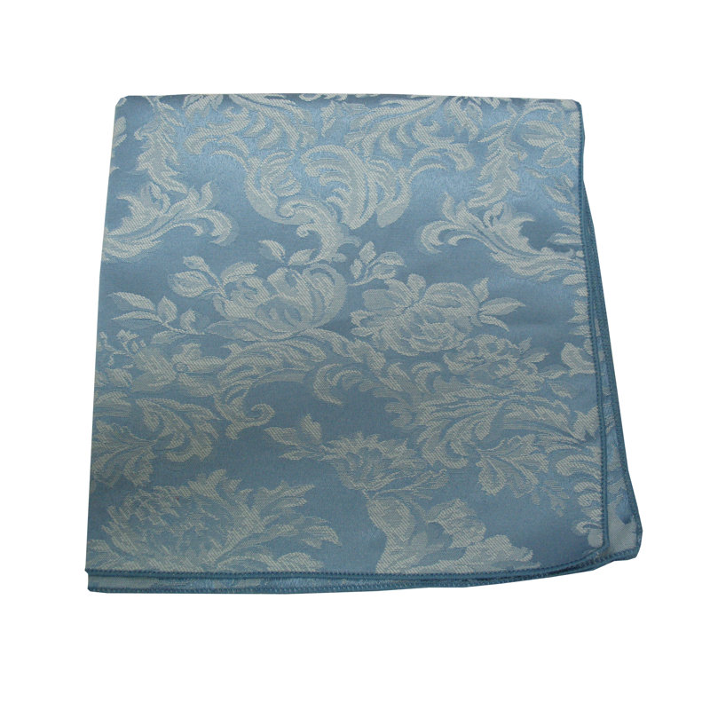 Miranda Polyester Square Napkin, Slate Blue, 10" W x 10" L