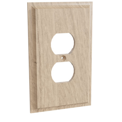 Single Receptacle - Red Oak