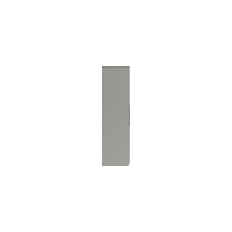 Mcginley 2 Door Manufactured Wood Wardrobe, Light Grey