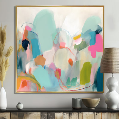 Minimalims Fludity III Framed On Canvas Print