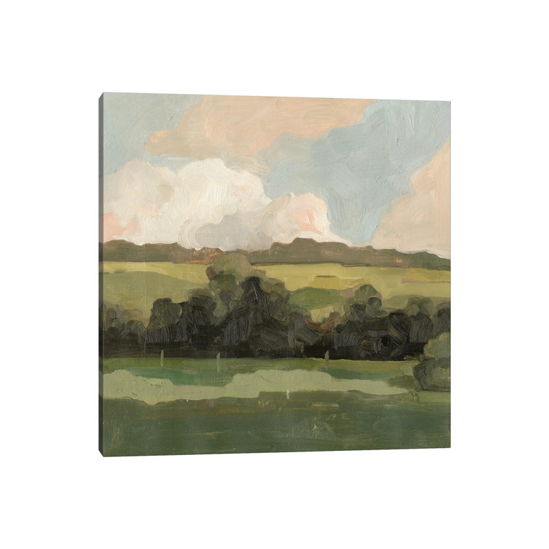 Ochre Evening II by Emma Scarvey - Wrapped Canvas Gallery-Wrapped Canvas Giclée, 93.98 cm H x 93.98 cm W x 3.175 cm D