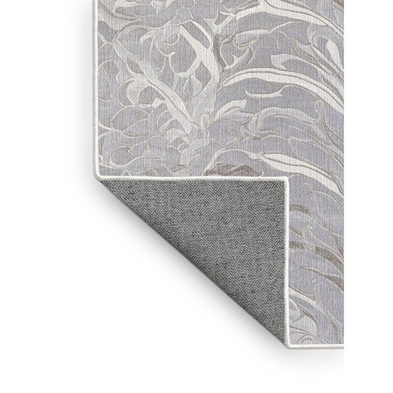 Machine Washable White Area Rug