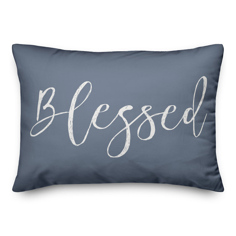  Blessed Rectangular Pillow Cover & Insert