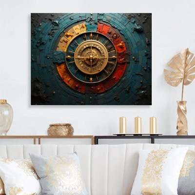 Astrologie du zodiaque, art mural en métal