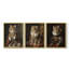 Ensemble de 3 reproductions de giclées encadrées, série royale L III - prêt à être accroché-107267759-107267761