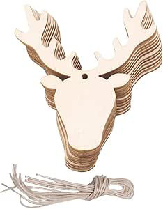 200033-WOODEN-CREAM-DEER-HEAD