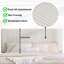 Lit plateforme tapissier Findlay Plush 3D colombe blanche-1834301428