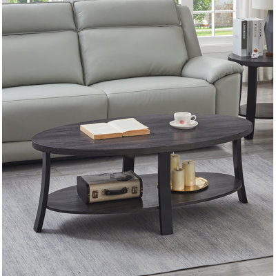 Hansmeier Solid Wood Top Coffee Table