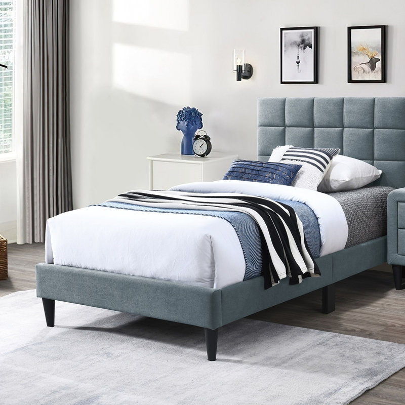 Bed, Charcoal, Twin