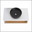 Meuble-lavabo flottant 36 po avec lavabo vasque rond noir mat, meuble-lavabo mural avec rangement ouvert, finition blanche avec comptoir durable, conception moderne peu encombrante (livré dans 2 boîtes)-129891762