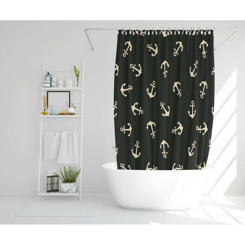 Greyson Polyester Shower Curtain Set, 177cm H x 177cm W