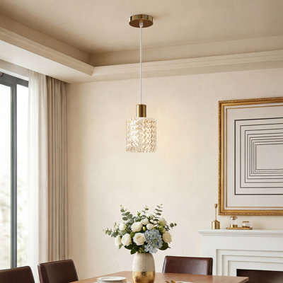 1 - Light Natural Chandelier Pendant
