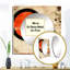 Inner Knowing Retro Circle Art I - Modern Midcentury Square Living Wall Mirror Art-100984429