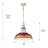 Mercado 1-Light Dimmable Shaded Pendant -1633339433