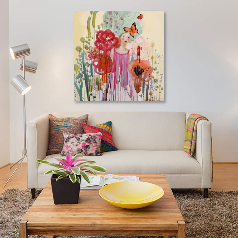 « les temps cadeaux », reproduction sur toile, H 12 po x l 12 po x P 1,5 po, Toile tendue, Pas de tapis