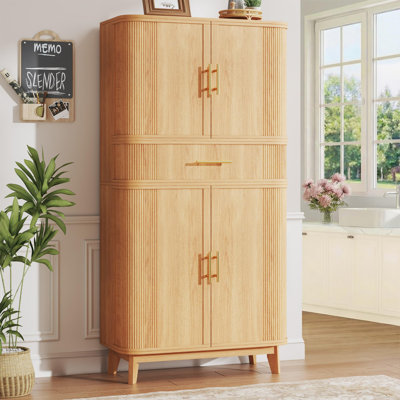 Armoire de rangement à 4 portes avec tiroir Canei