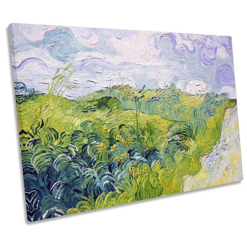 Vincent Van Gogh Green Wheat Fields - Wrapped Canvas Print, 30.5cm H x 45.7cm W x 2cm D