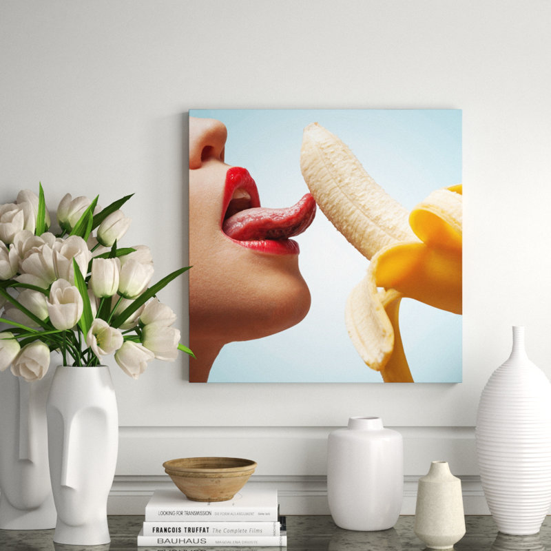 Going Bananas Print, 24" H x 24" W x 1.5" D, Aluminum