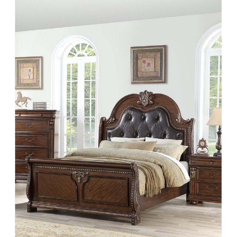 Rushworth Vegan Leather Standard Bed