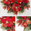 Couronne en polychlorure de vinyle poinsettia 22 po