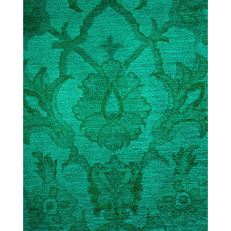 Tapis vert unique 9 pi 3 po x 12 pi 3 po Yonel