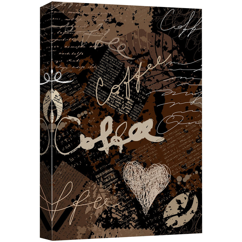 Café de style grunge, art moderne, H 36 po x l 24 po