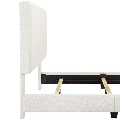 Aryia Boucle Upholstered Platform Bed