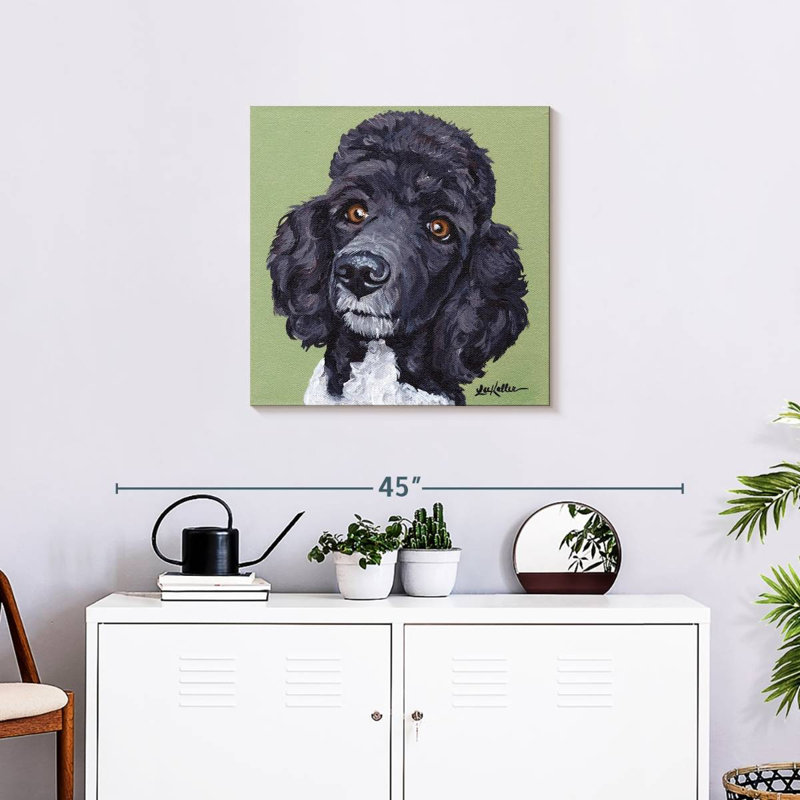 Standard Poodle Tommy, 24" H x 24" W