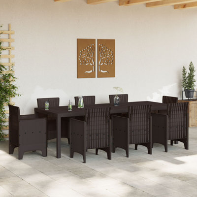Garden Table Poly Rattan