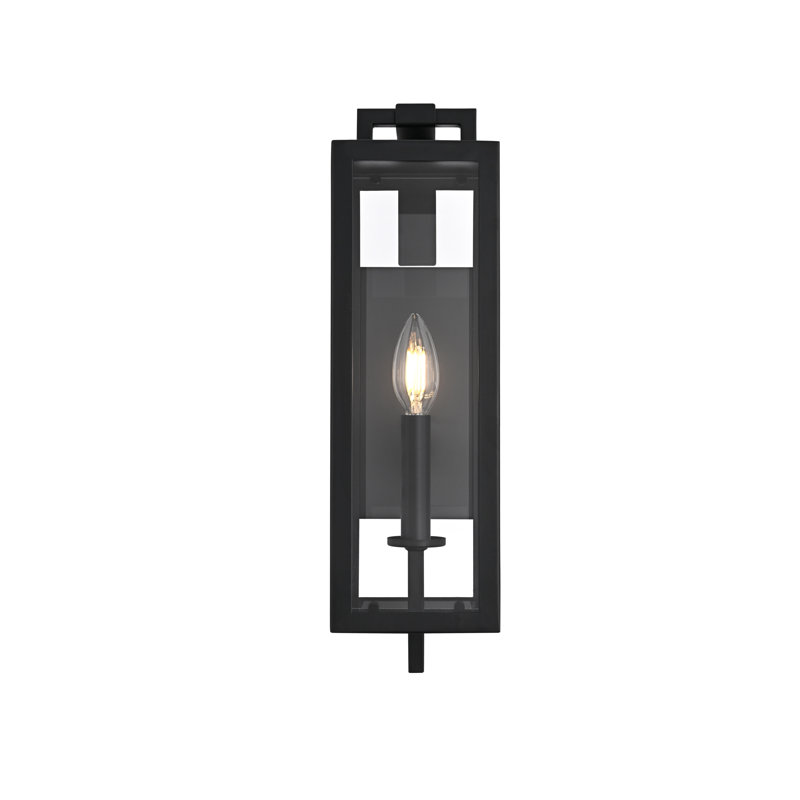 Messmer Outdoor Wall sconce in Black