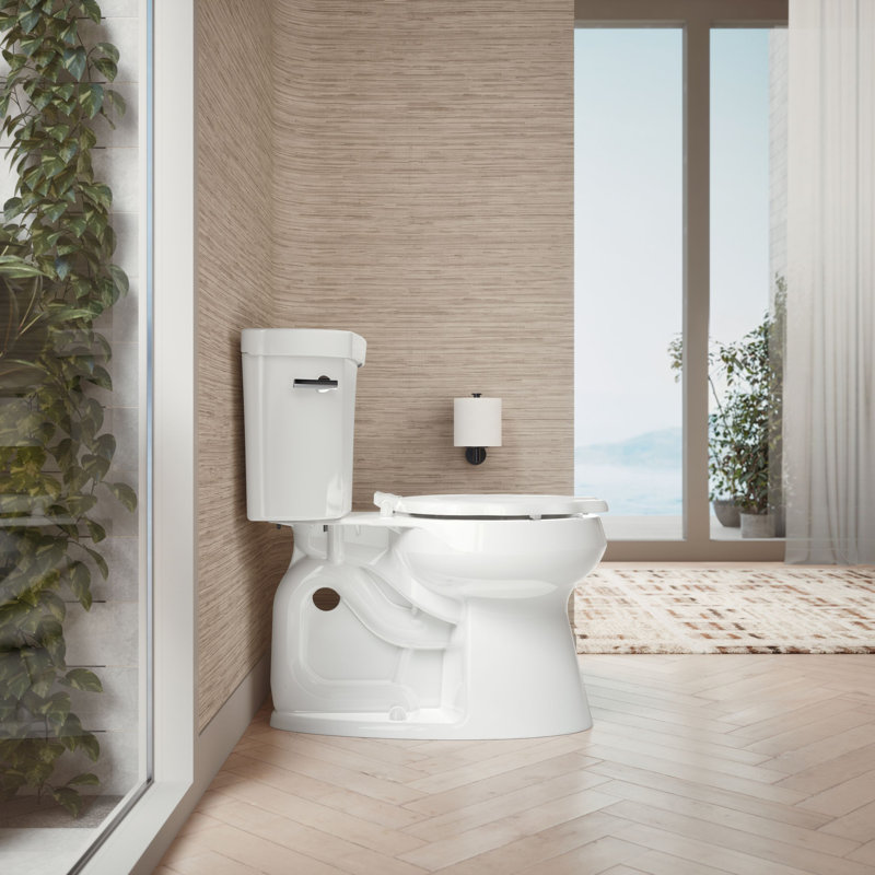 Siège de toilette allongé primaire, Blanc