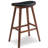 Eric Upholstered Counter Stool with Solid Wood Frame