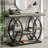 Stable Entryway Table with 4-Tier Storage, Industrial Design for Compact Spaces and Multi-Functional Use-1586179375