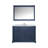 Dukes 48"  Single Vanity, Square Sink And 46" Mirror W/ Faucet-1413845219-1361657763