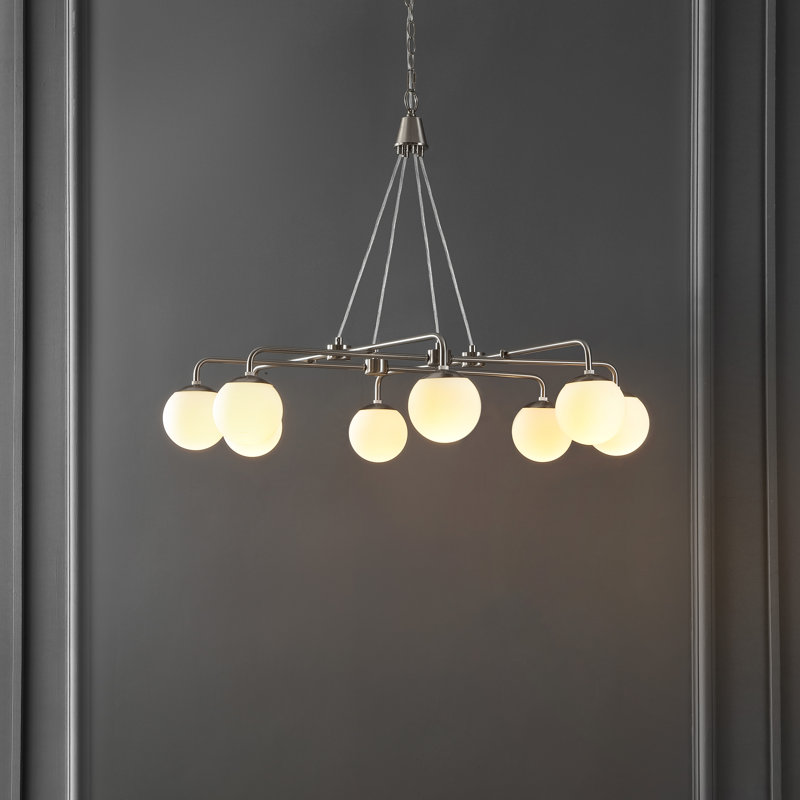 Denneau 8 - Light Dimmable Modern Linear Chandelier