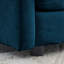 2 canapés de salon en chenille bleue Structure en bois, tissu haut, rembourrage en éponge confortable. Idéal pour le bureau à domicile, le salon 2, le revêtement, la fabrication solide, le rembourrage,