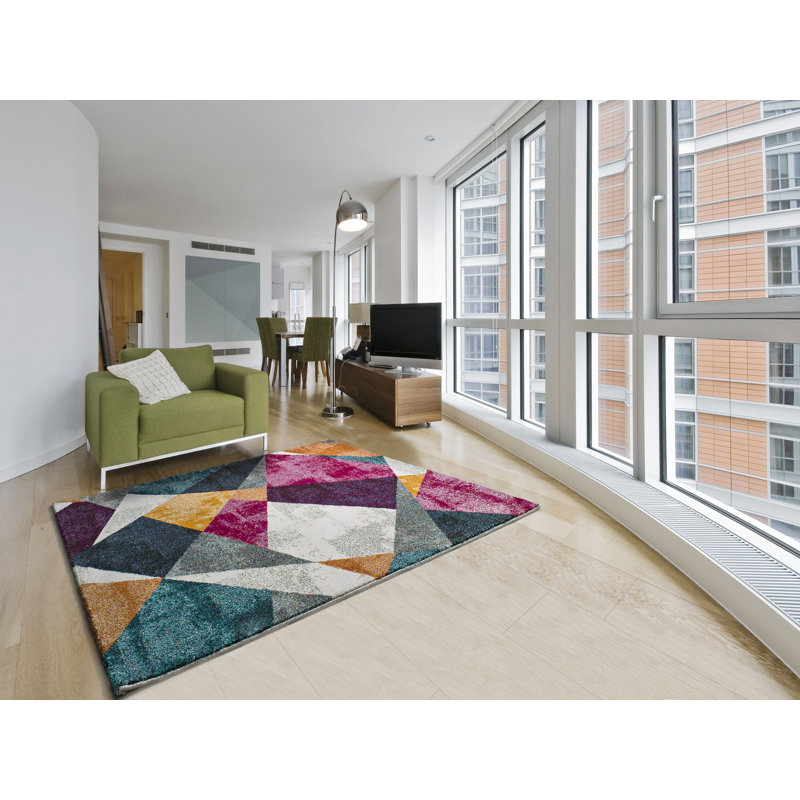 Corrado Abstract Area Rug, Rectangle 120 x 170cm