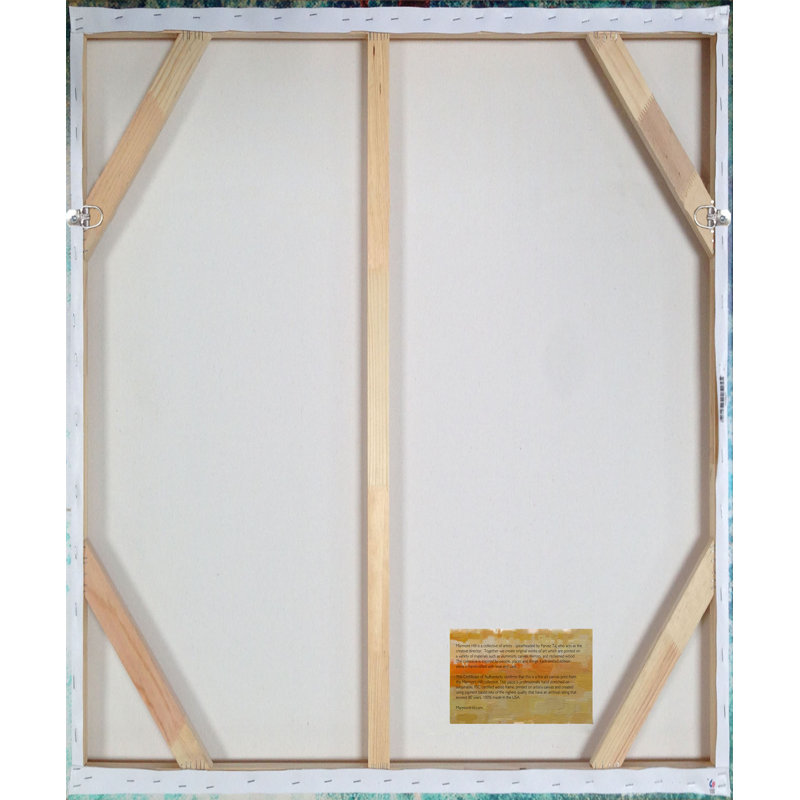 Large Pink Flamingos Canvas Art with Wooden Frame