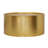 Luma Round Modern Hand-Forged Gold Coffee Table
