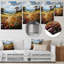 «England Wildflower Meadowsengland Landscape - England», reproduction d'art sur métal-980158589