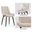 Velvet Upholstered Metal Side Chair-355355684