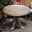 Vintage Style Round Solid Wood Dining Table-663026645