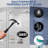 55-59＂W x 75＂H Frameless Double Sliding Shower Door, 5/16＂Tempered Glass Bathroom Shower Door-107484699