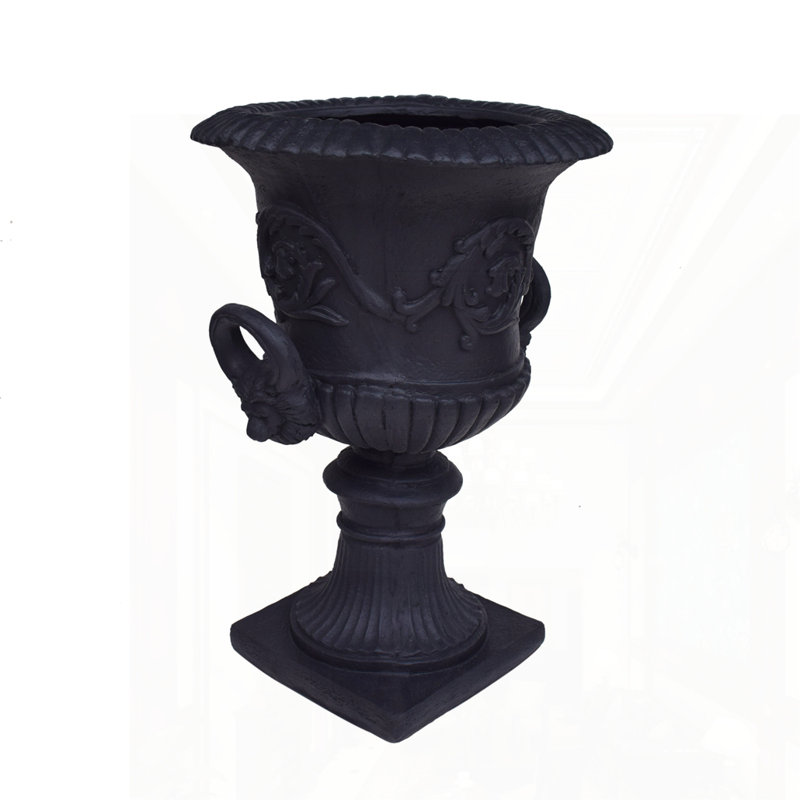 MGO GARDEN URN PLANTER, Black