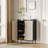 6-Tier Rattan Shoe Cabinet with Doors-2016532426