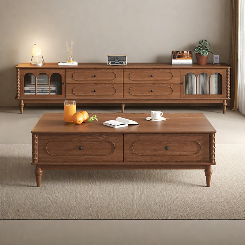 Combinaison meuble télé et table basse American