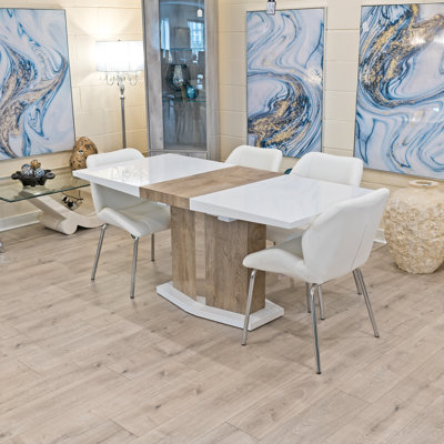 Hadid 4 - Person Butterfly Leaf Dining Set