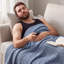 Jeté 100% coton 406 g / m² Literie respirant gaufré GentleSoft ™-105340820-101518352