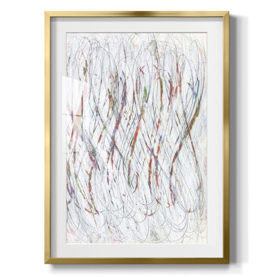 White Infinity I, reproduction encadrée