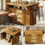 142.5 cm W Kitchen Cart with Top